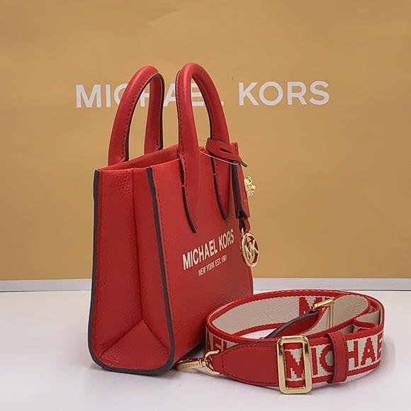 MICHAEL KORS Mirella Extra-Small
Shopper XBody Crossbody Bag Bright Red - Picture 7 of 14